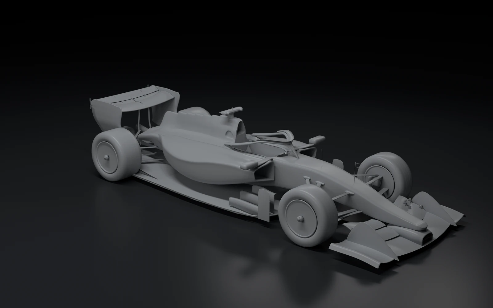 Ferrari SF-26 Leclerc 16, clay from the same front three-quarter camera